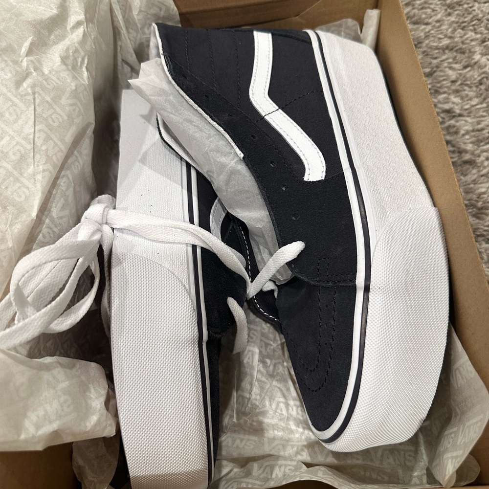 Vans sk8 hi tapered stackfo Sneakers in nine iron